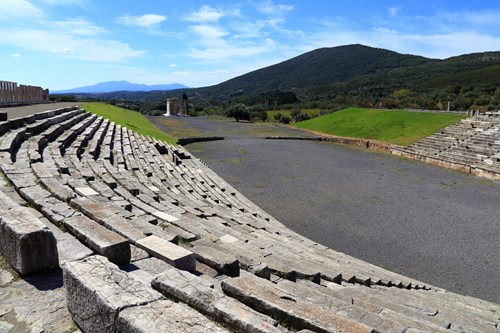 Ruiner i den gamle byen Messina